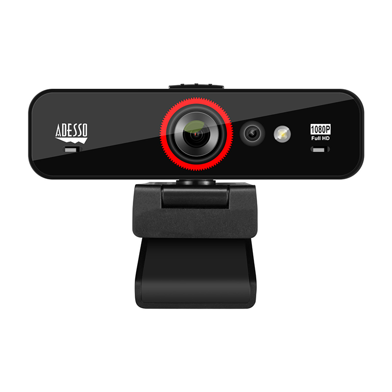 Adesso CYBERTRACK F1 Webcam - 2.1 Megapixel,USB 2.0, Fixed Focus-120° Angle - Tripod Mount